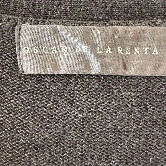 Oscar De La Renta Mens  Classic Quiet Luxury Charcoal Gray Grandpa SZ S #2311 - Picture 11 of 11